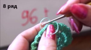 Красивая салфетка крючком. Вязание салфетки. Ажурная салфетка. Часть 1.