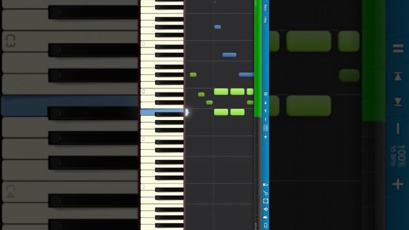 Monologue~ I Will Become Stronger - Kuroko no Basket #pianotutorial #shorts #synthesia #synth