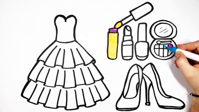 How to Draw Women's Accessories for Kids and Toddlers