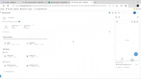 AppSheet Tutorial | Barcode scanner Auto complete form (2022) #tutorial #appsheet #lowcode #google