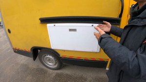 Почтовик Т1, оформление в автодом, встреча с коллегой.