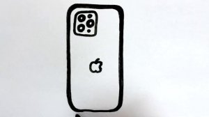 Bolalar uchun ayfon 13 rasm chizish/Drawing iPhone 13 for children/Рисование айфон 13 для детей