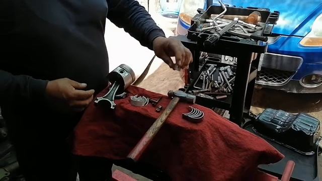 Armado de motor Nissan Sentra E16 ajuste torque biela y bancada смотреть онлайн