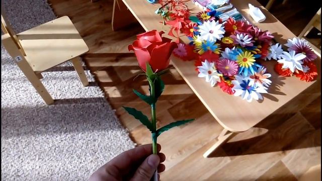 розы из бумаги своими руками обзор смотреть онлайн