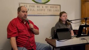 Jerry Allen Hall and Hannah Hall singing "That heavenly home" on Allen Presley Promotions.