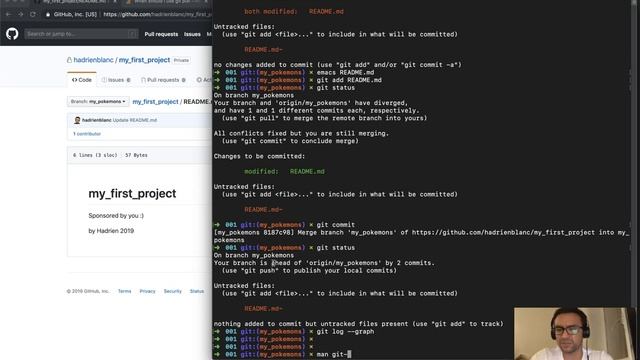 005 git pull rebase ou merge смотреть онлайн