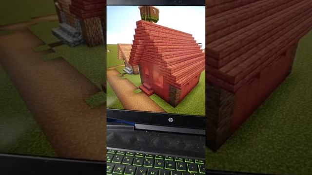 дом в стиле мангровое дерево в Minecraft