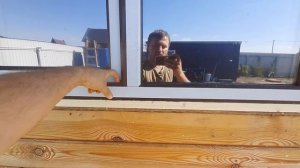 Монтаж окон в домах из профилированного бруса 89636711092 с.ув Петр