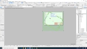 22июня Archicad. Как убрать голубую полоску внизу чертежа. Как обрезать пустые поля чертежа на лист