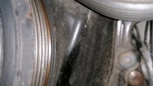 Проверка растяжения цепи привода ГРМ на Skoda Octavia A-5  Шкода Октавия А-5 с двигателем 1,8-CDAB.