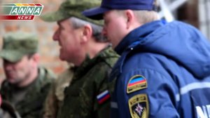 Генерал-Полковник российских вооруженных сил в аэропорту Донецка