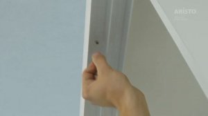 Установка верхнего стопора раздвижной системы Aristo