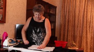 Как убрать вытянутые коленки на брюках