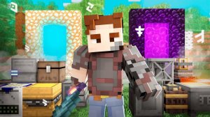 ВЫЖИВАНИЕ СО ВСЕМИ МОДАМИ! 100 ДНЕЙ В МАЙНКРАФТ. БЕБРОК #3