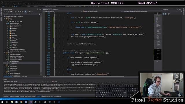 Day 1 - 1 - Implementing IdentityServer4 for our Angular CLI / Asp.Net Core WebAPI Signalr app