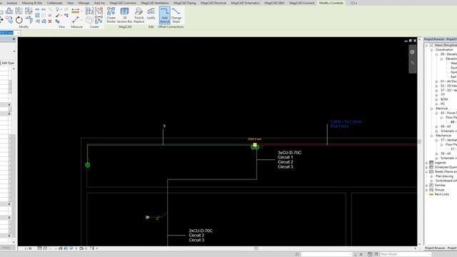 MagiCAD for Revit - Power Voltage. Circuit IDs. Free Tag смотреть онлайн