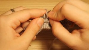 Простой край изделия спицами