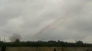 Shelling of Lugansk by MRLS "Grad"