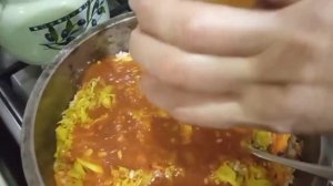 Ленивые голубцы. Очень ленивые голубцы на сковороде.