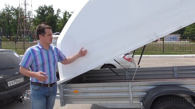 Крышка для прицепа. Обзор пластиковых крышек. Плюсы и минусы. МЗСА 817717.015 ЦЛП АРИВА смотреть онлайн