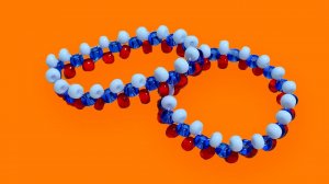 Кольцо из бисера Россия в технике крестик