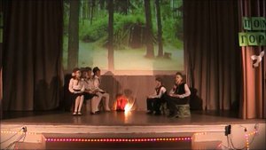 "Имена опаленные войной" спектакль ГБОУ Школы 1034 города Москвы, постановка Лагутиной Е.В.