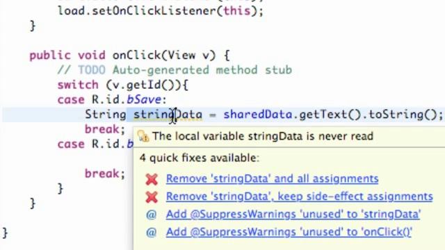 Android Application Development 95 Saving Data with SharedPreferences смотреть онлайн