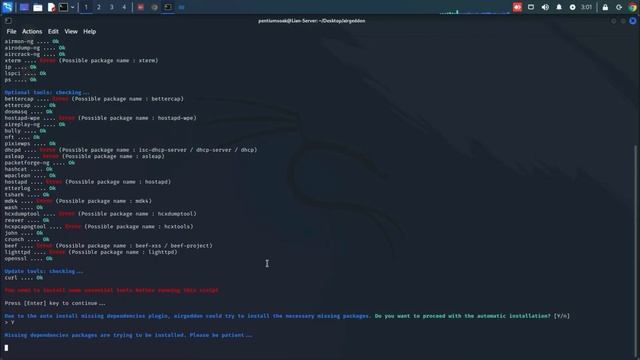 How To Installing Airgeddon Powerfull Wireless Attacker on kali linux using git смотреть онлайн