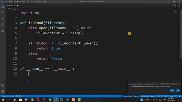 Creating A BINOD Detector Using Python | Have FUN With Python??