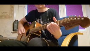 КИНО - Стук (cover, купил электроакустическую гитару и записал кавер)