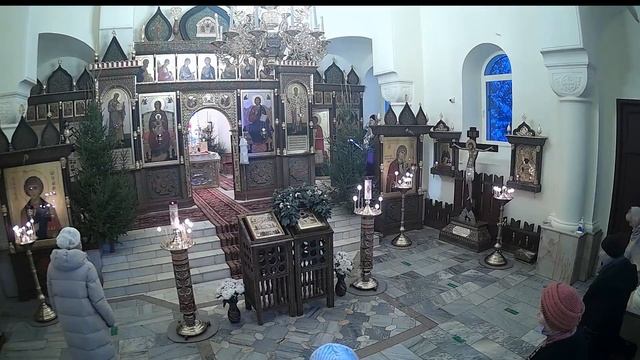 13.01.22. Отдание праздника Рождества Христова. Часы. Литургия. смотреть онлайн