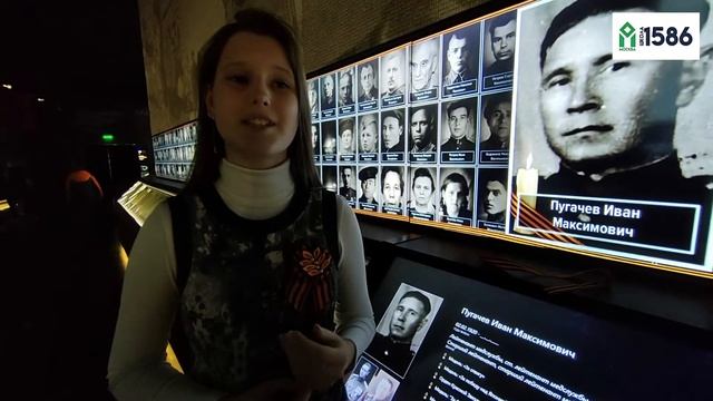 Н. Самоний "Георгиевская лента", читает Анастасия,  9 класс