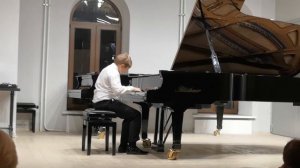 Artem Filipenko, 20/12/2019, 7 class. N. Myaskovskiy. Fuga in old style. op.43 # 2