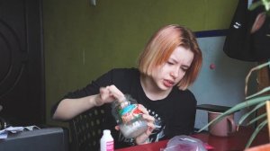 крашу волосы в красный дома | гарньер царский гранат