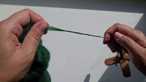 Прядение на турецком веретене для новичков