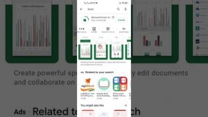 Download Excel  Mobile App  - MS Excel