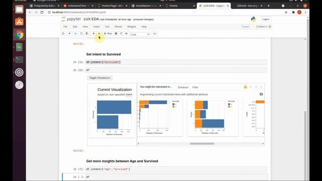 Python Visualization Tools | Exploratory Data Analysis Tools | Titanic EDA #python #LUX #tool