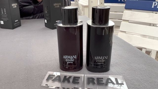 Fake vs Real Armani Code Homme Parfum 125 ml Perfume / How to spot fake Armani Code Fragrance