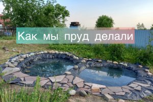Как мы пруд делали