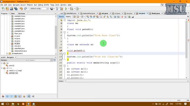 Java Class 11 - Final Keyword in Java