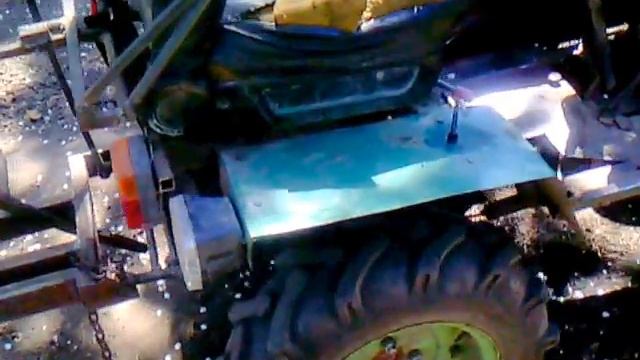 Мини-трактор из мотоблока. Продаётся! смотреть онлайн