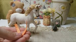 ☄[УРОК]☄| НОГАВКИ И БИНТЫ на лошадей шляйх | DIY HANDMADE FOR SCHLEICH HORSES