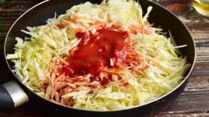 Картофельный рулет с капустой