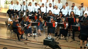 «Аллилуйя» || Оркестр & Мужской хор ц. Вознесение, г. Пинск