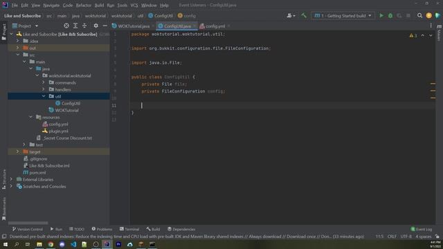 Configuration files - Spigot Plugin Development (2022) смотреть онлайн