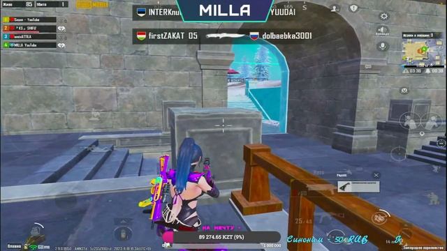 КОЛЛАБОРАЦИЯ С SAYAN YouTube ♥ CONQUEROR GIRL PUBG MOBILE ♥