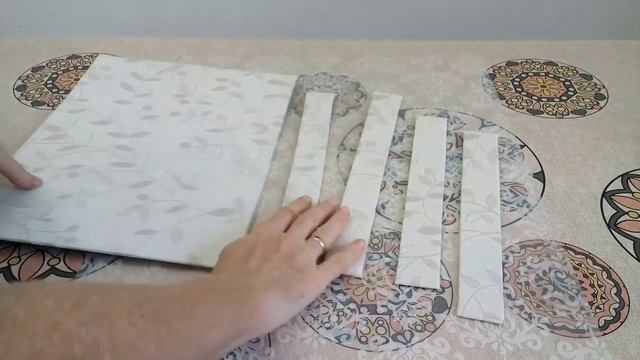 Из остатков обоев смастерила вещицу. смотреть онлайн