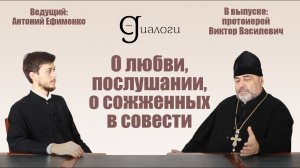 О ЛЮБВИ, ПОСЛУШАНИИ И О СОЖЖЕННЫХ В СОВЕСТИ (протоиерей Виктор Василевич) | ДИАЛОГИ