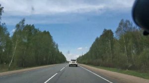 Москва - Великие Луки по Новорижскому шоссе за 9 минут Time Lapse
