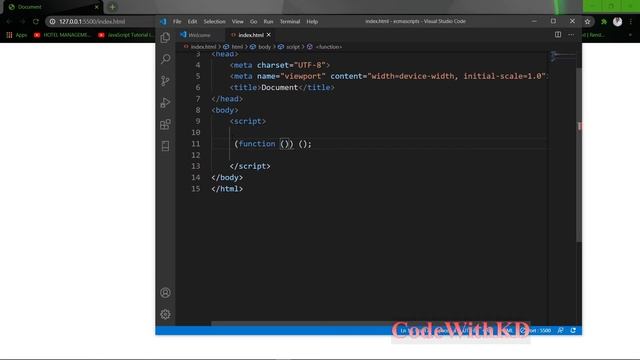 Immediately Invoked Function Expression in JavaScript